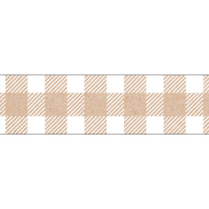 Krafty Pop Kraft Buffalo Check EZ Border, 48 Feet