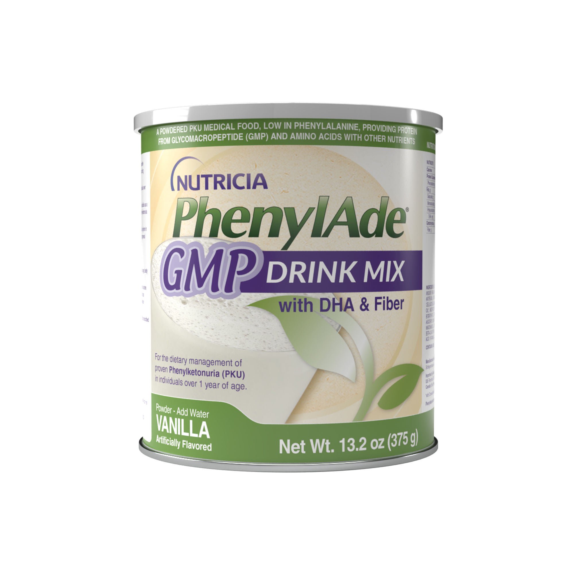 Nutricia North America PHENYLADE, GMP VANILLA CAN 375G (6/CS)