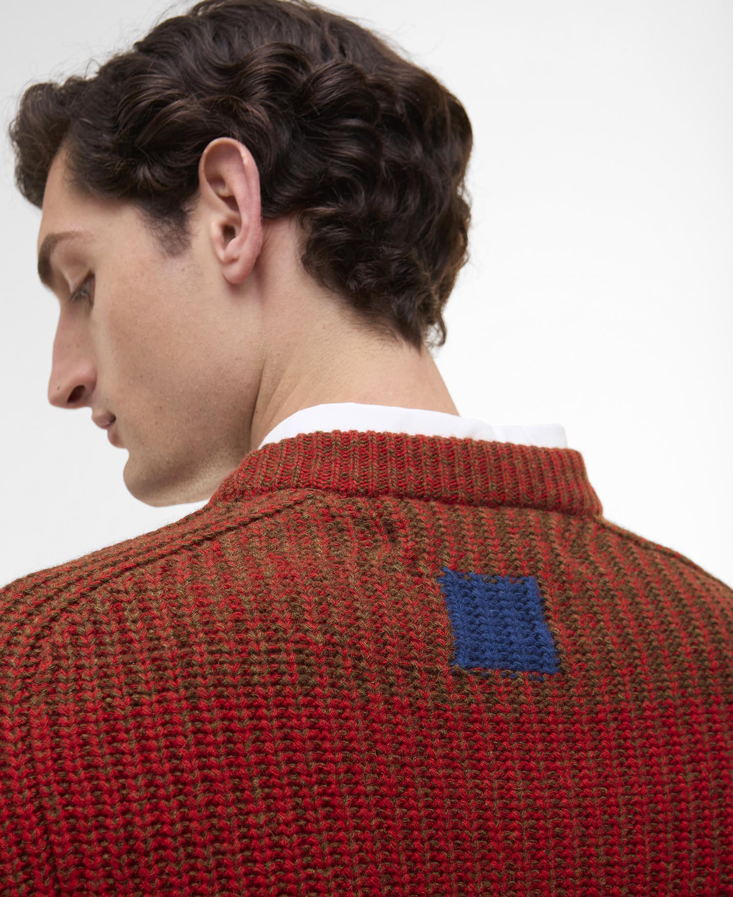 Maglione girocollo Saddle Paul Smith loves Barbour image number 7