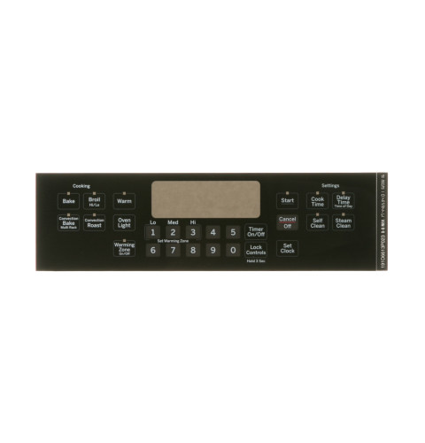 RANGE CONTROL PANEL - BLACK