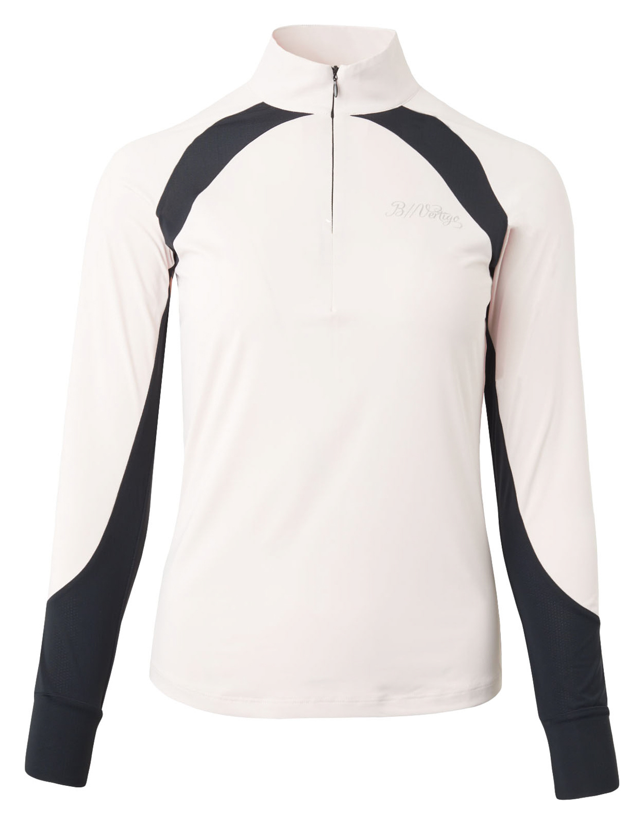 B Vertigo Nancy Womens Long Sleeve Half Zip Training Shirt