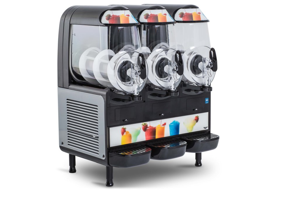 120-volt frozen-beverage machine three 2.6-gallon (10-liter) bowls and Auto-Fill kit compatibility