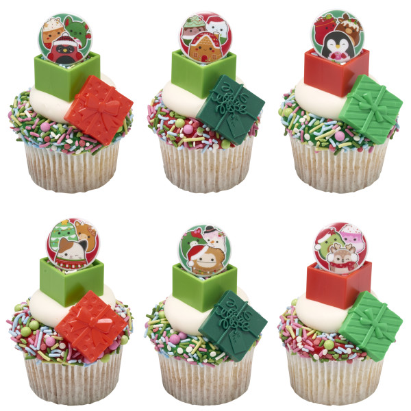Fillable Festive Presents Cupcake Rings