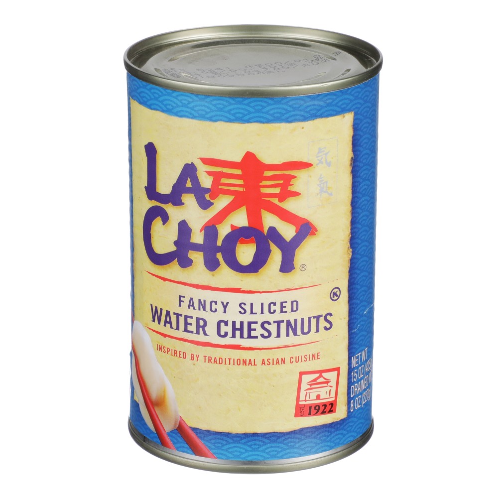 LA CHOY Sliced Water Chestnuts 12/15 oz. Can Conagra Foodservice
