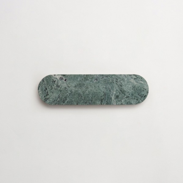 lapidary | oval long | verde marble 