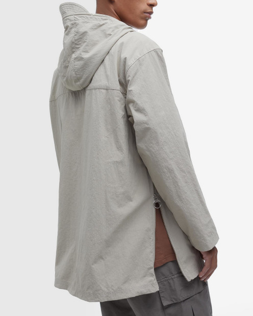 Re-Engineered Durham Hooded Overshirt Concrete