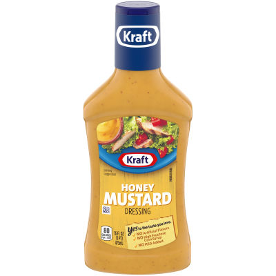 Kraft Honey Mustard Dressing, 16 fl oz Bottle