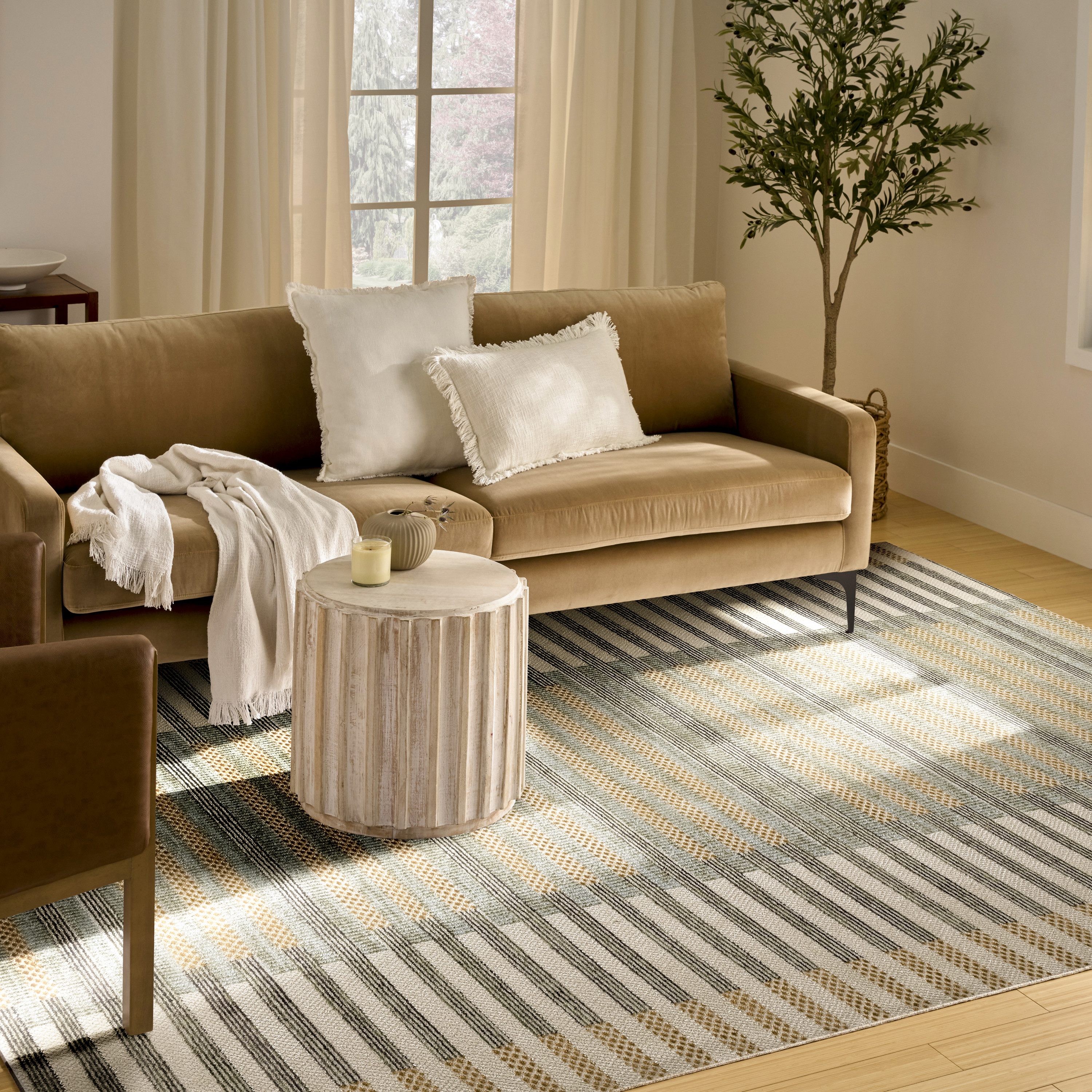 Nourison Nordic 8' x 10' Ivory Multicolor Modern Indoor Rug
