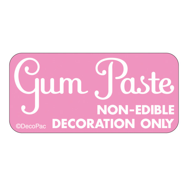 Gum Paste Label PhotoCake® Edible Image® Merchandising Label