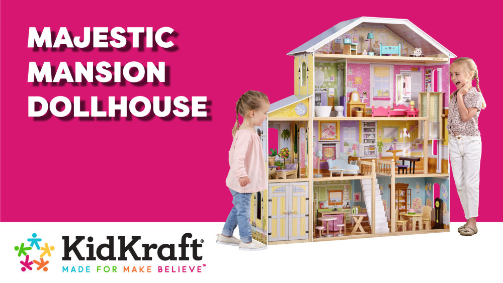 KidKraft Majestic Mansion Wooden Dollhouse with 34 Accessories - image 2 of 9