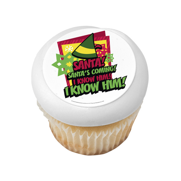 Elf Santa's Coming! PhotoCake® Edible Image®