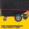 RUB1315BK, Rubbermaid Commercial, BRUTE Standard Duty, Rotomolded Tilt Truck, Standard Duty, 1 Cubic Yard, Black