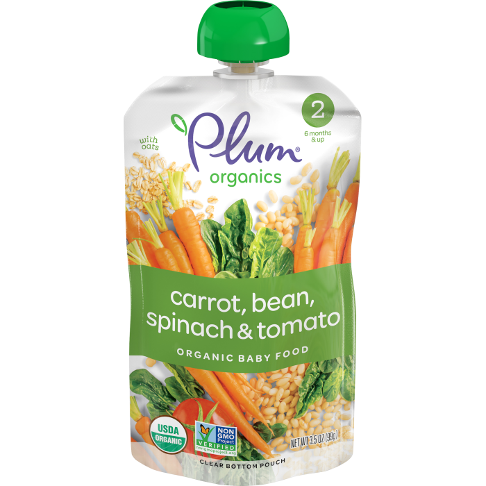 Carrots, Beans, Spinach & Tomato Baby Food