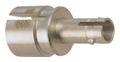 Fiber Optic Adapter ST Connector Singlemode/Multimode Snap-On Mount Silver