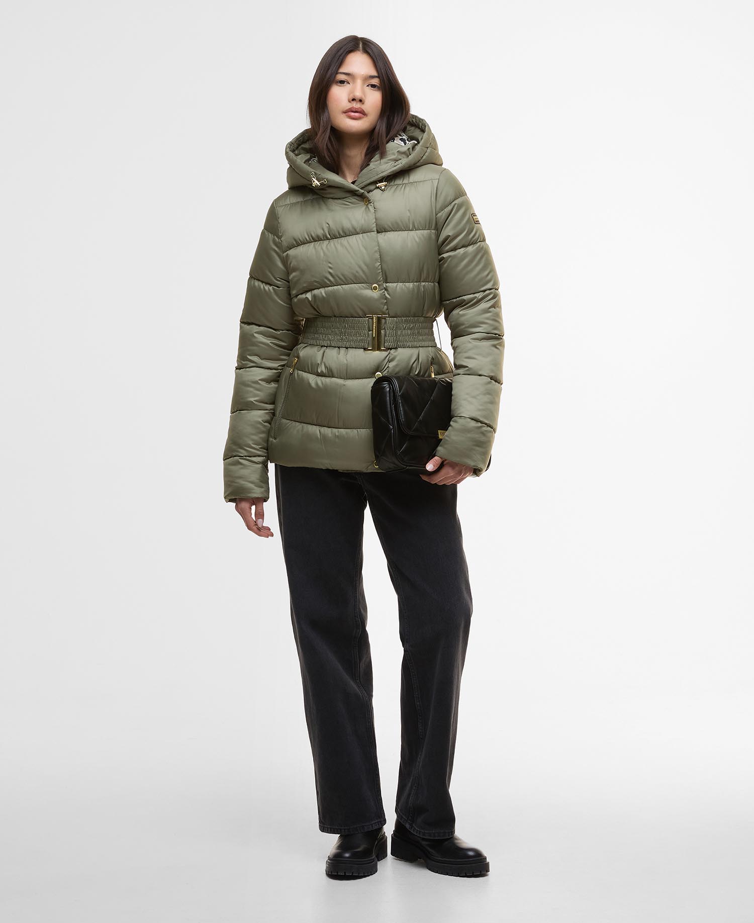 Short Track Line Puffer Jacket image number 1