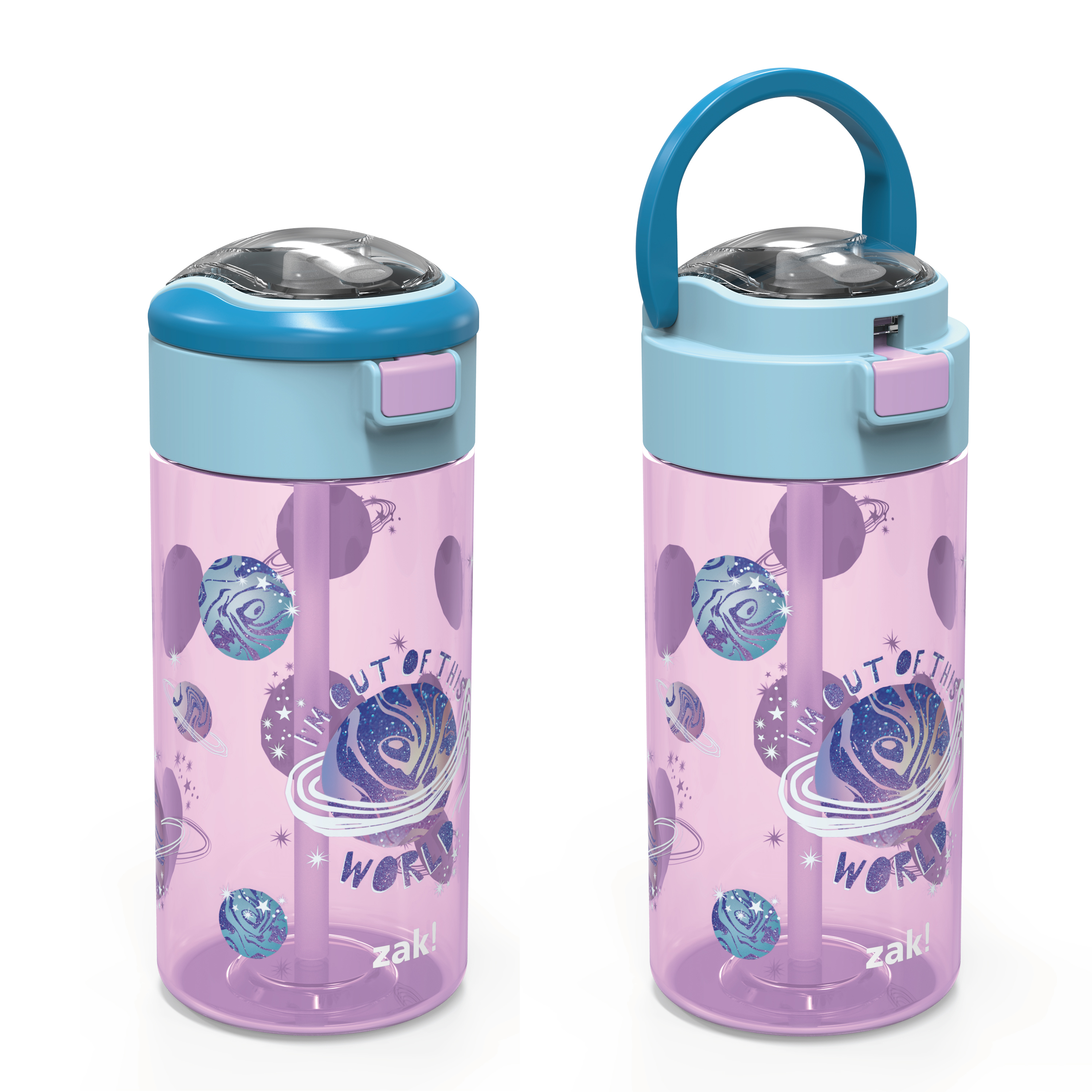 Genesis 18 ounce Water Bottles, Planet, 2-piece set slideshow image 6 Genesis 18 ounce Water Bottles, Planet, 2-piece set slideshow image 6