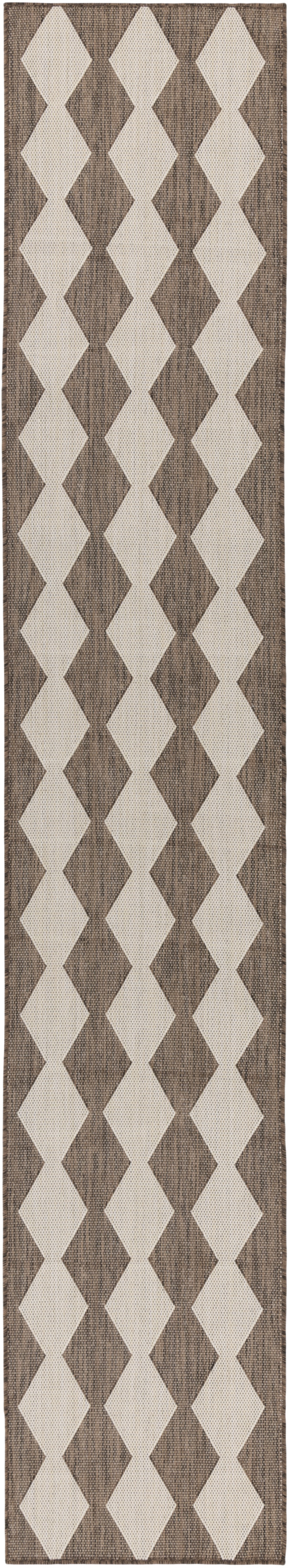 Nourison Positano 2'2" x 12' Natural Modern Rug