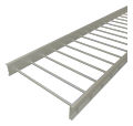 Cable Tray Aluminum 12 ft x 6 in x 4 in 6 in 4 in. D 12 ft L