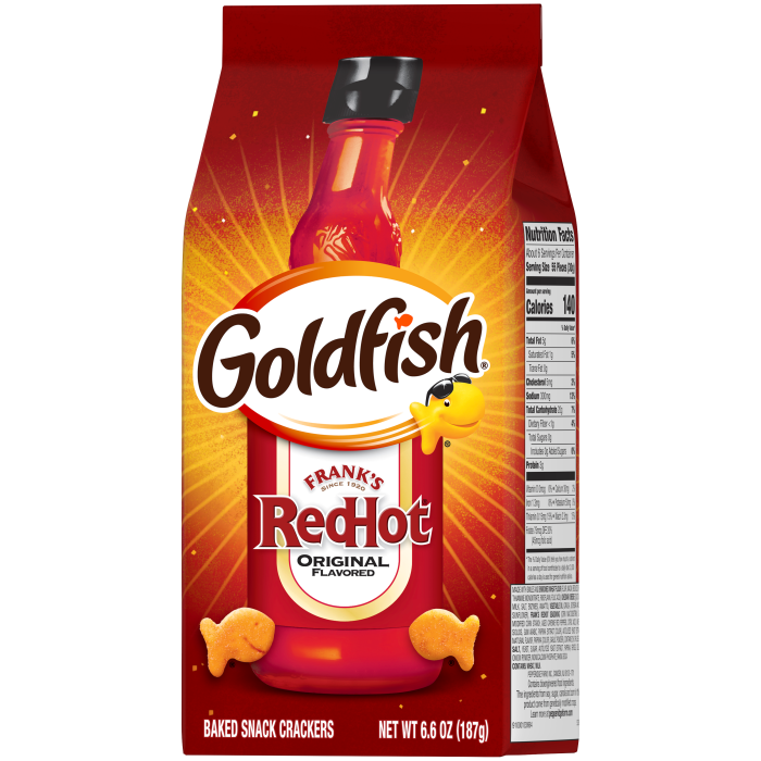 Goldfish® Franks RedHot Bag, 6.6 oz, bag - Right Angle Image