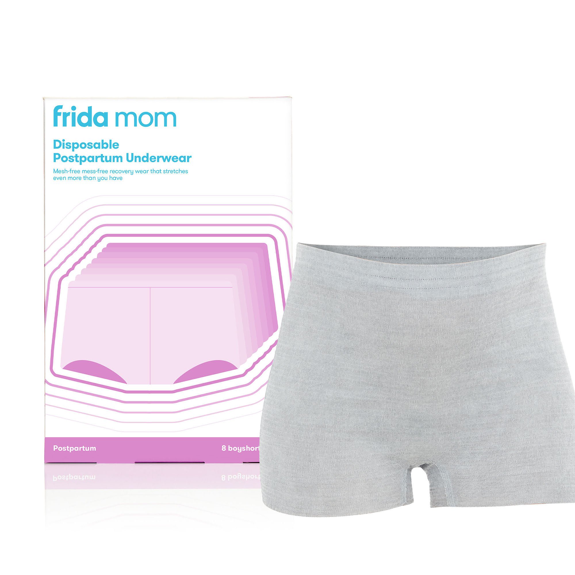 Fridababy LLC UNDERWEAR, POSTPARTUM BOYSHORTFRIDA MOM REG (8/PK 24PK/CS)