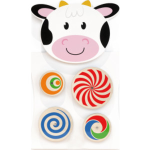 Cow Activity Wall Panel - 18m+ - Toddler Activity Center
