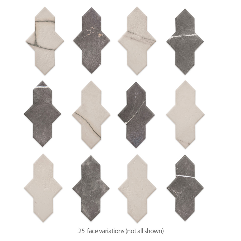 Istanbul Shield Checker 4-3/4 in. x 8-1/4 in. Porcelain Floor and Wall Tile