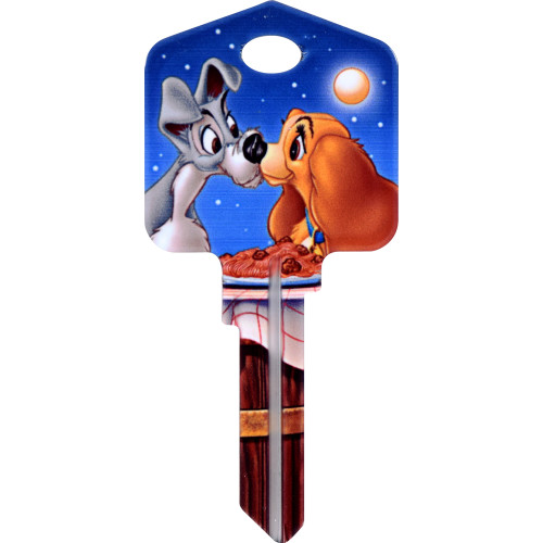Disney Lady & The Tramp Key Blank Kwikset 66/97 KW1/10