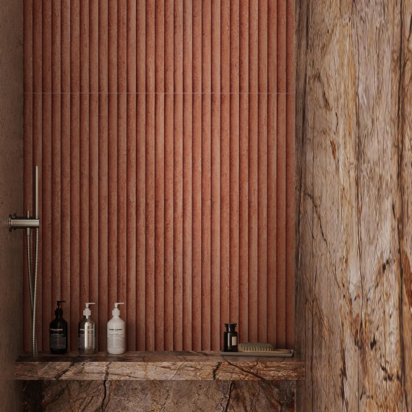 lapidary | cabochon grand | red travertine 