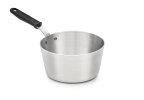 3 ¾-quart Wear-Ever® tapered aluminum saucepan with natural finish and silicone handle