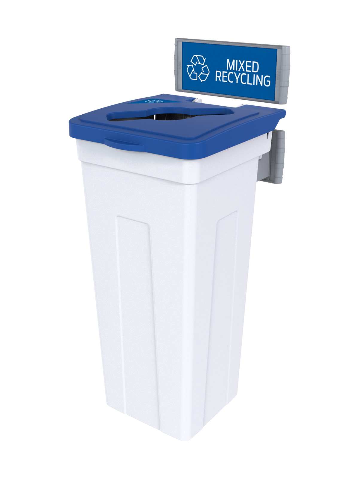 RISE – Single – Kit – Mixed Recycling – Mixed – White-Blue