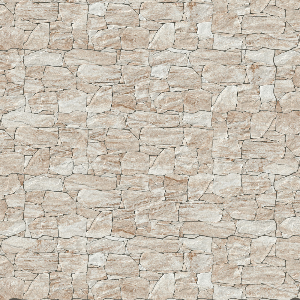 Caldera Roques Sand 12.63x25.13 Specialty Porcelain Floor and Wall Digital Pattern