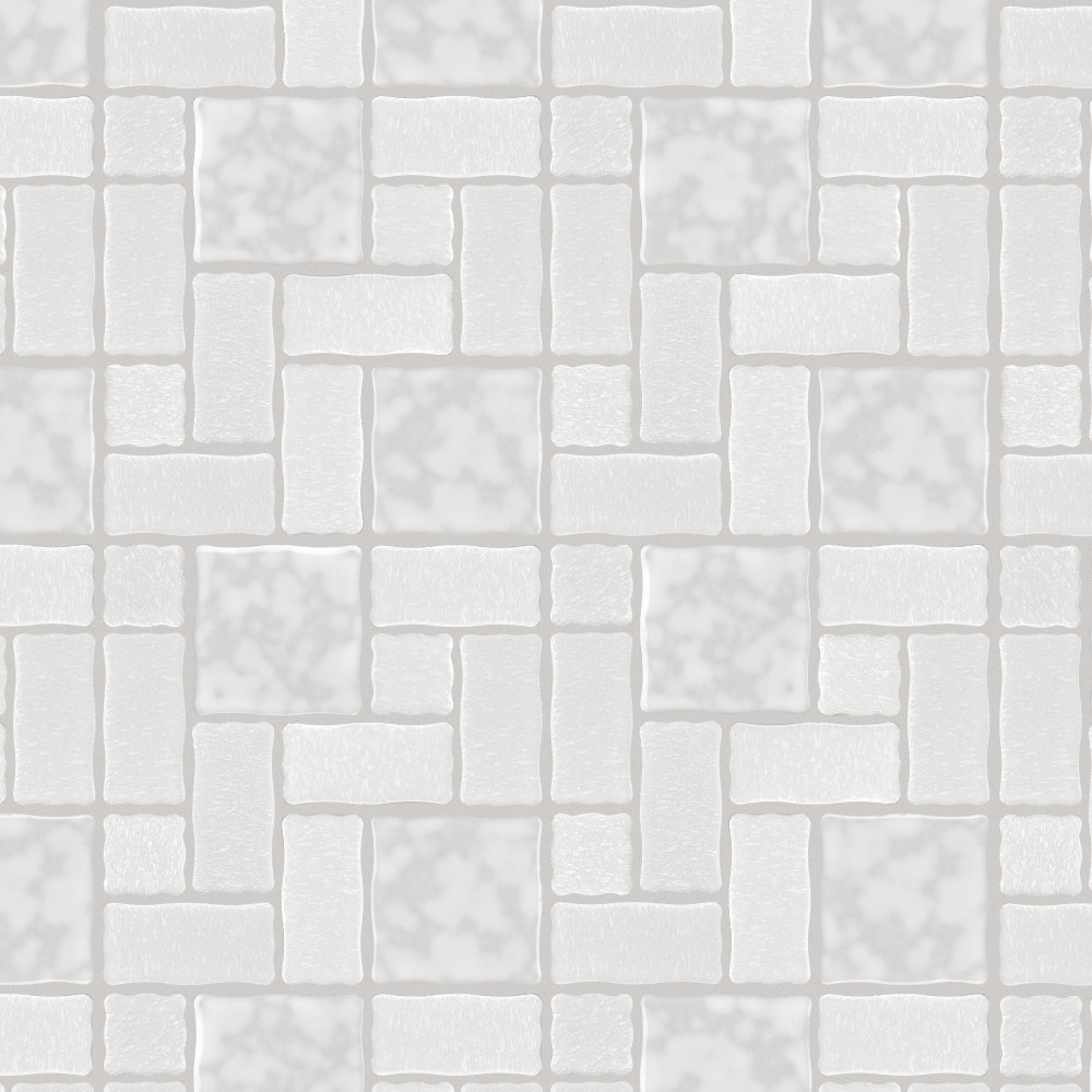 Academy White 11-7/8 in. x 11-7/8 in. Porcelain Mosaic Tile