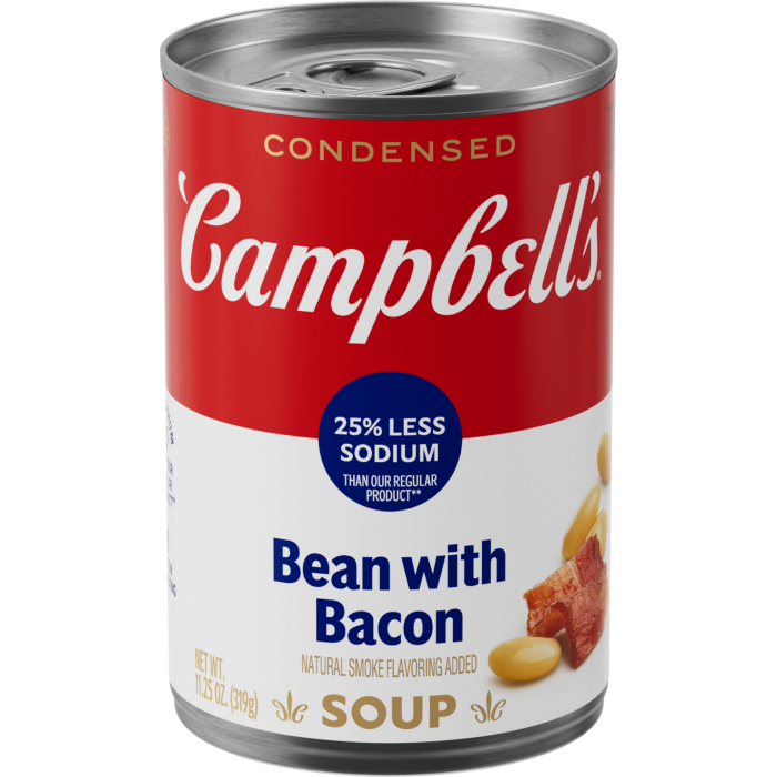 25% Less Sodium Bean with Bacon Soup