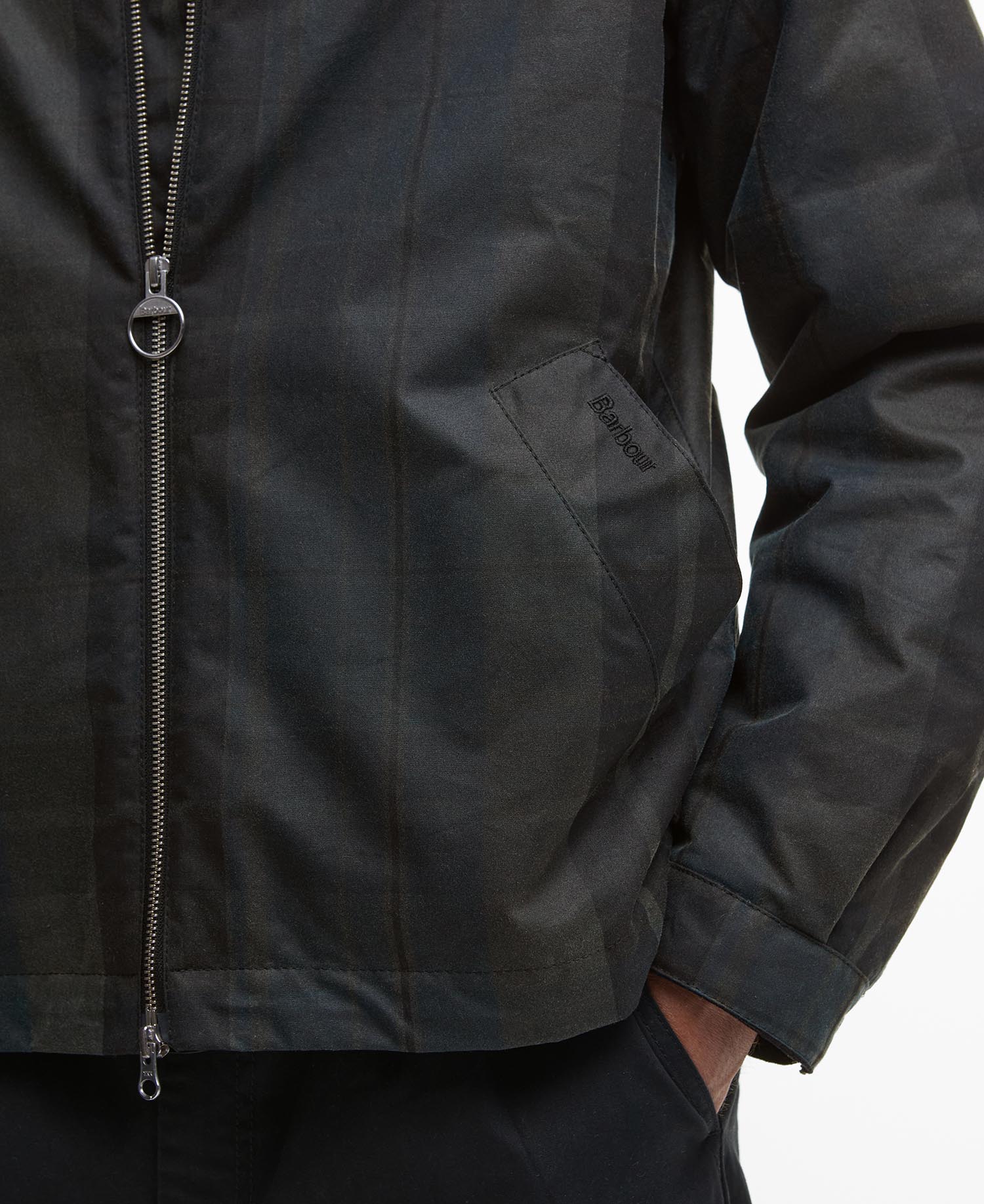 Wachsjacke Harrington Check image number 7