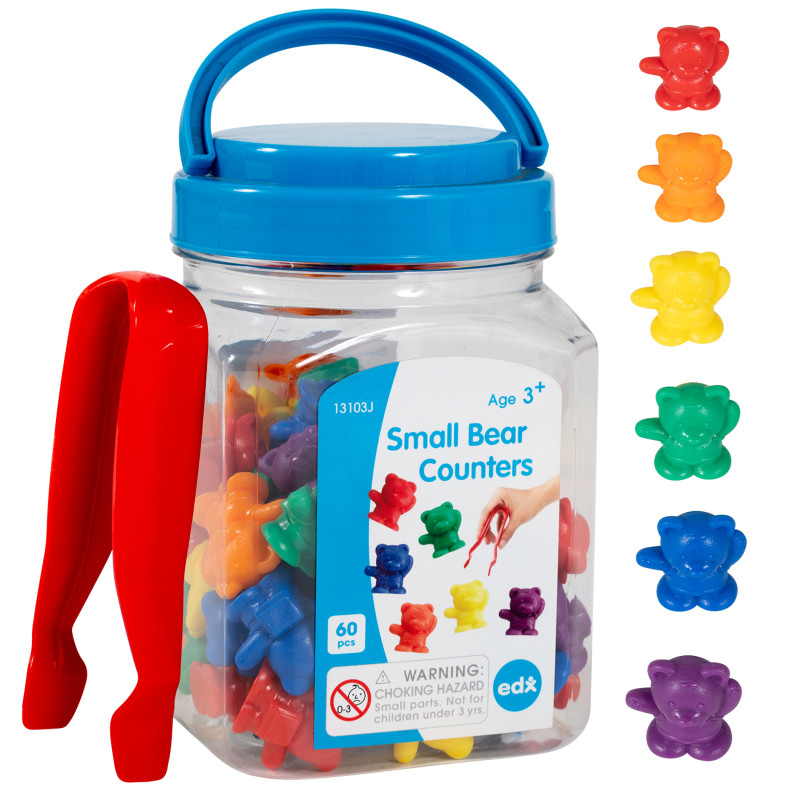 Small Bear Counters - Mini Jar - Set of 60