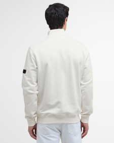 Ewan Half-Zip Sweatshirt Whisper White