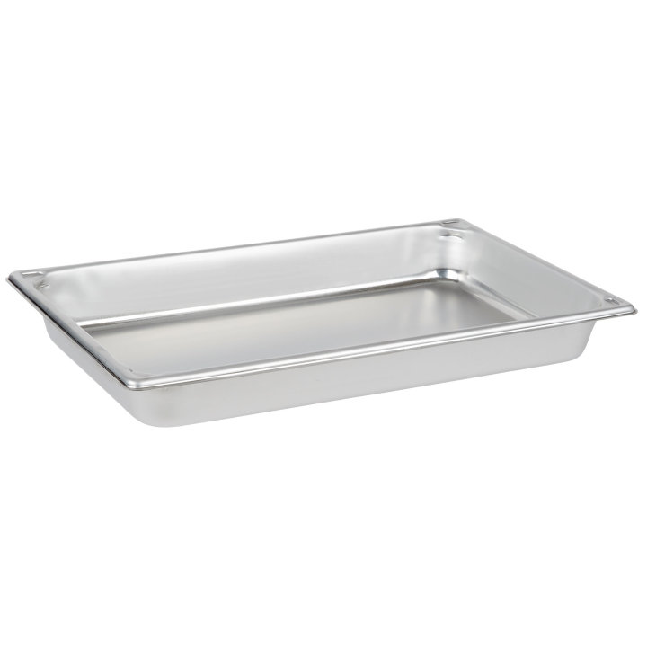 Full-size 2 ½-inch-deep Super Pan® heavy-duty stainless steel steam table pan