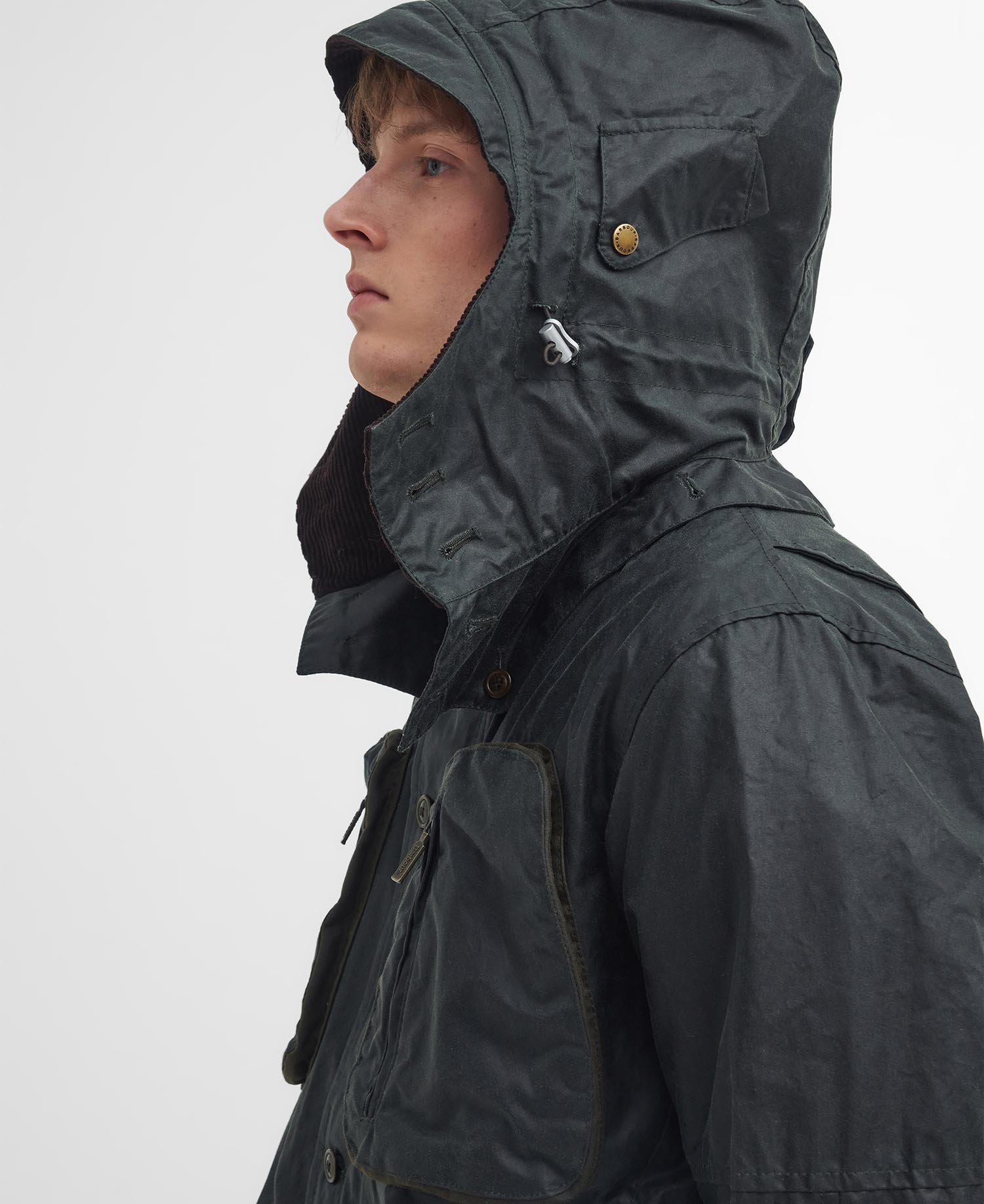 Barbour x TO KI TO Outland Waxed Jacket image number 5