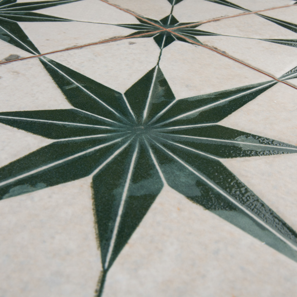 Kings Star Luxe Sage 17-5/8 in. x 17-5/8 in. Ceramic Floor and Wall Tile