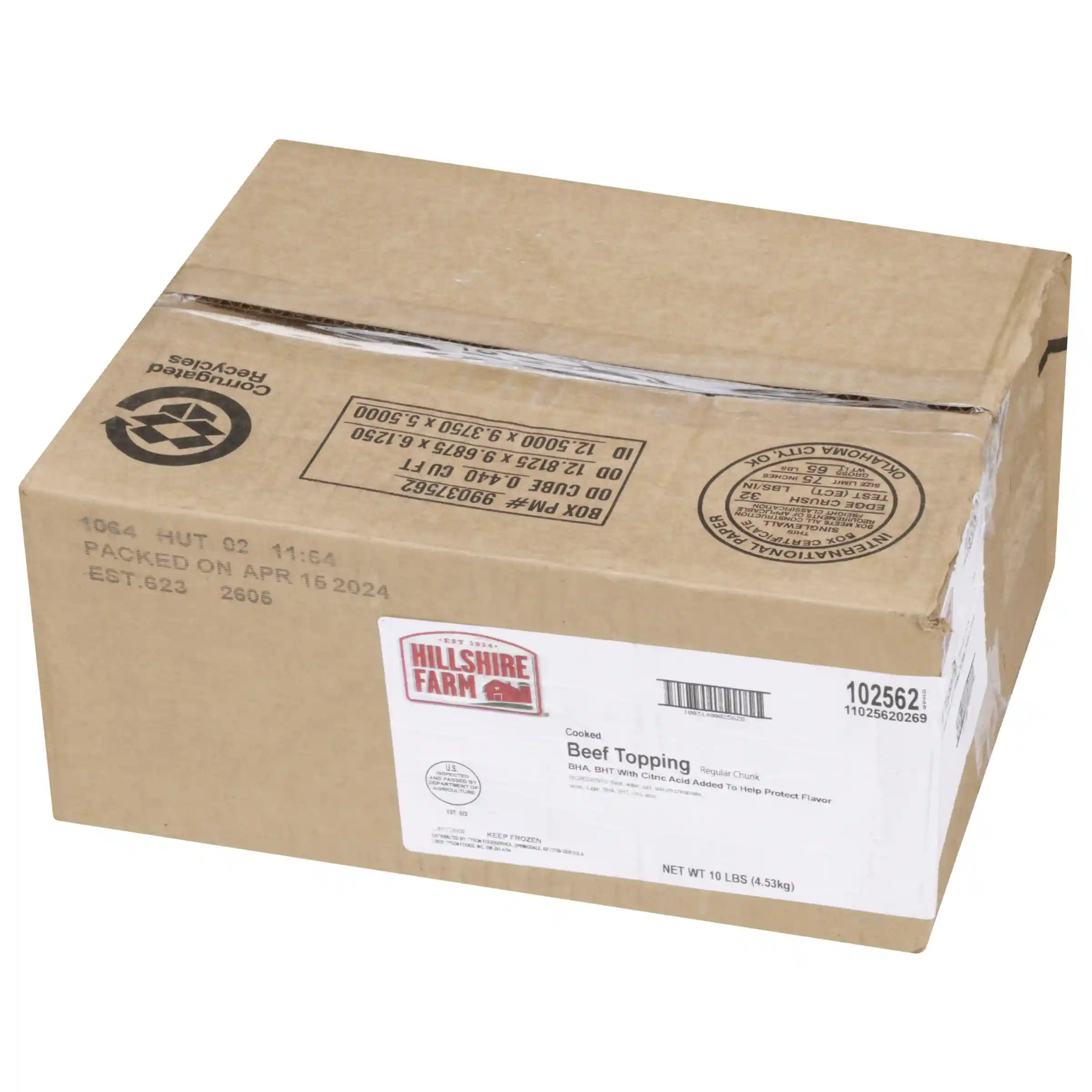 Hillshire Farm® Cooked Beef Topping, Regular Chunk_image_5