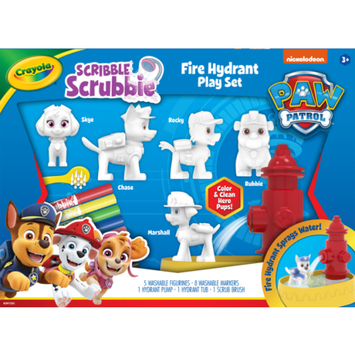 Scribble Scrubbie Paw Patrol Fire Hydrant Playset