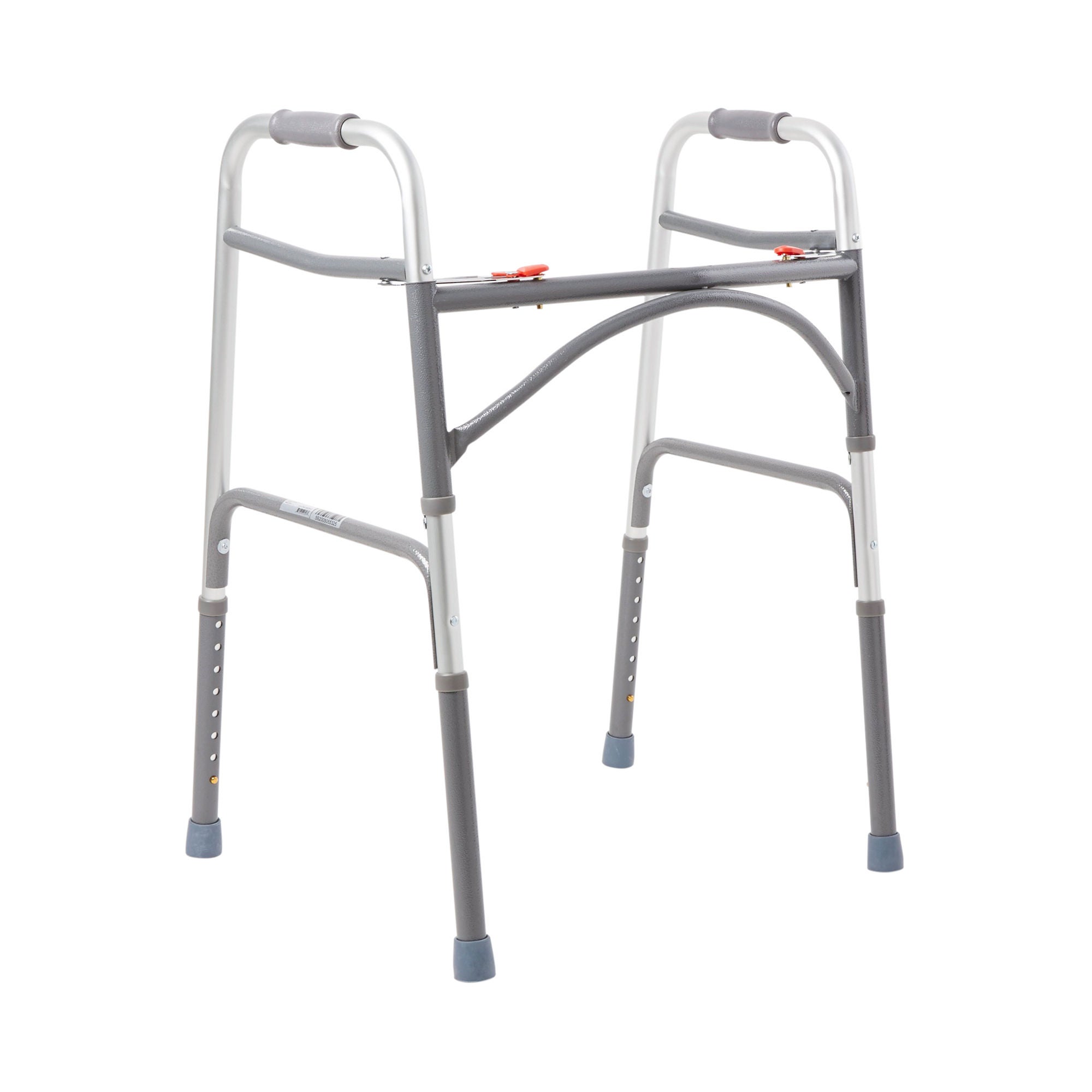 McKesson Steel Bariatric Folding Walker, 32.5 – 39 Inch Height