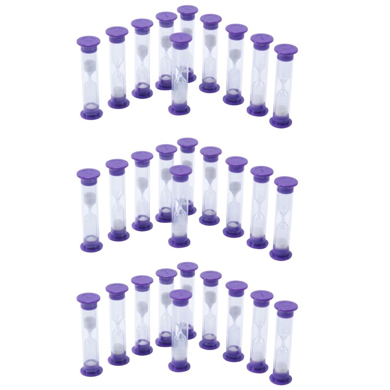 Sand Timers - 3 Minute - 10 Per Set, 3 Sets