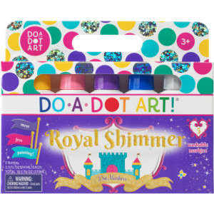 Washable Royal Shimmer Dot Markers, 5 Colors