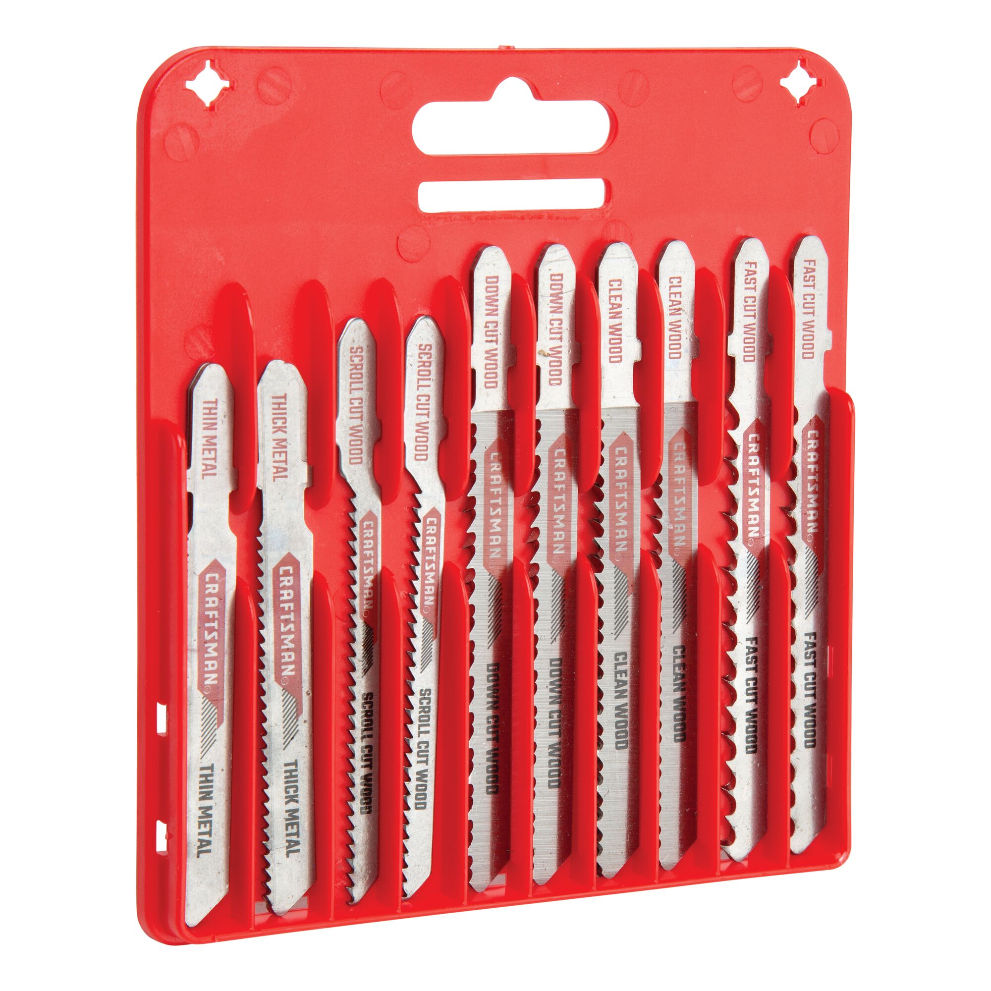Ideal usage feature of 13 piece t shank jigsaw blade kit.