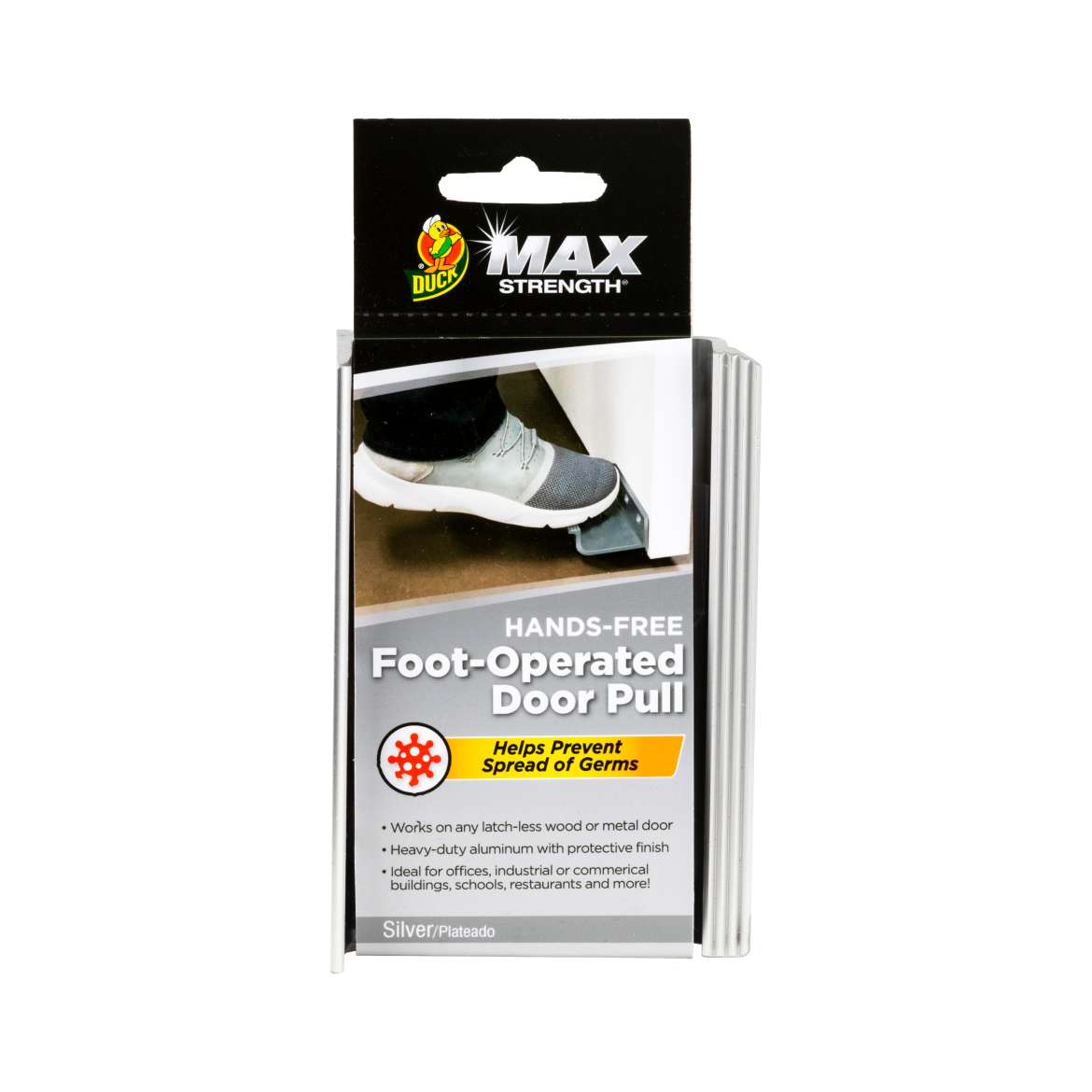 Duck Max Strength® Hands-Free Foot-Operated Door Pull