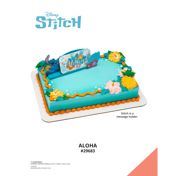 Disney's Stitch Aloha The Magic of Cakes® Icing Only Page