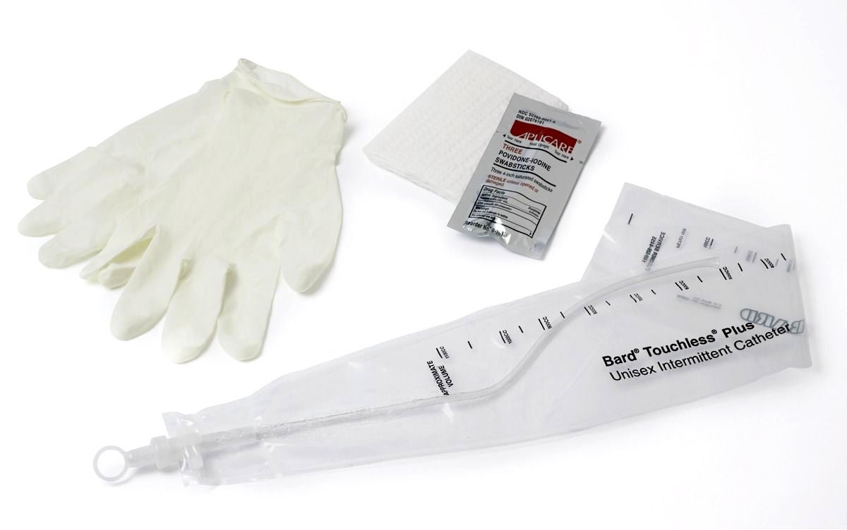 Touchless® Plus Intermittent Catheter Kit, 16 Fr., Vinyl