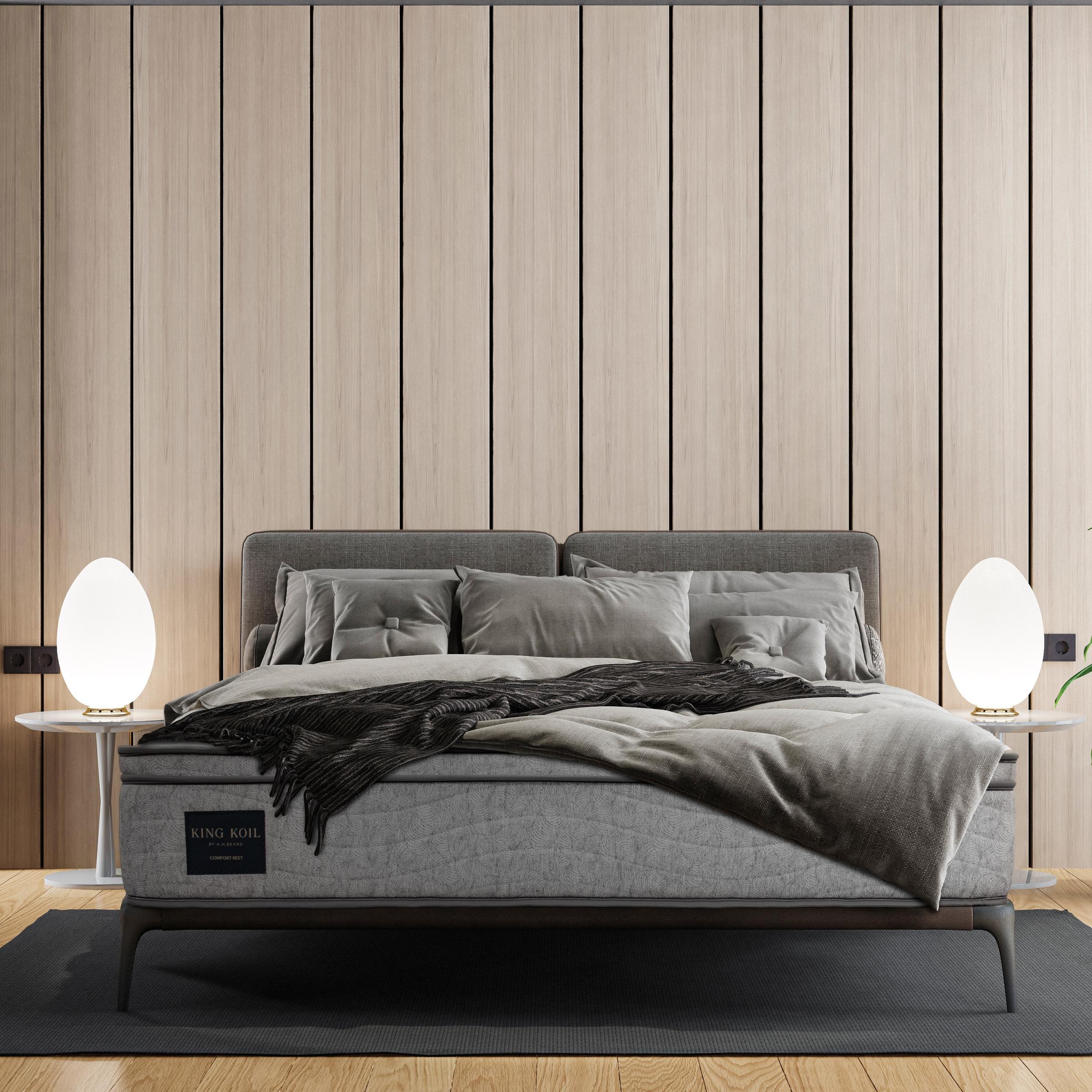 Lifestyle image of the  King Koil Comfort Rest Mattress, Firm from Forty Winks