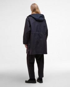 Barbour x Kaptain Sunshine Oversized Bedale Casual Field Coat Dark Indigo